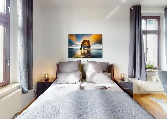 Sweethome - Zentral - Kueche & Parkplatz, Wifi Halle (Saale)